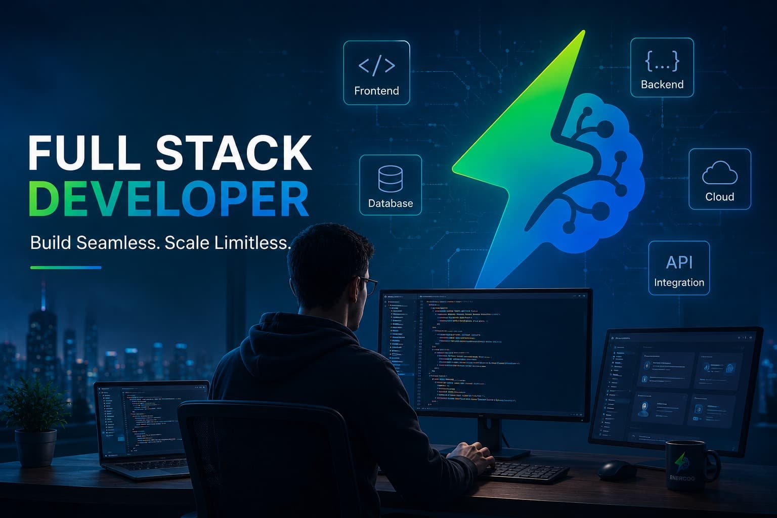 Full stack developer career opportunity at Enercog