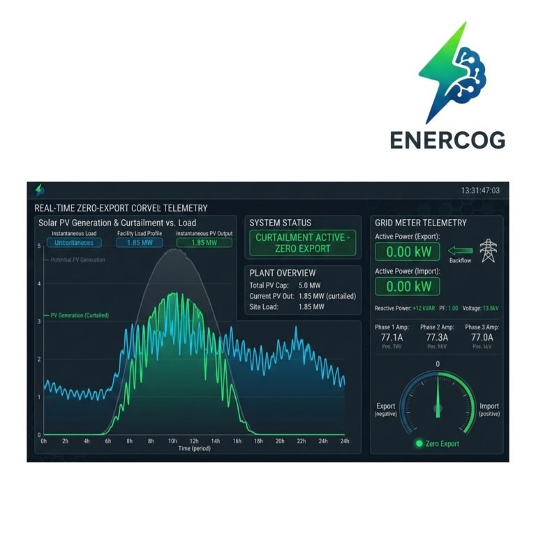 Reverse Power Flow Mitigation: Algorithmic Zero-Export Control for Indian C&I Solar Microgrids