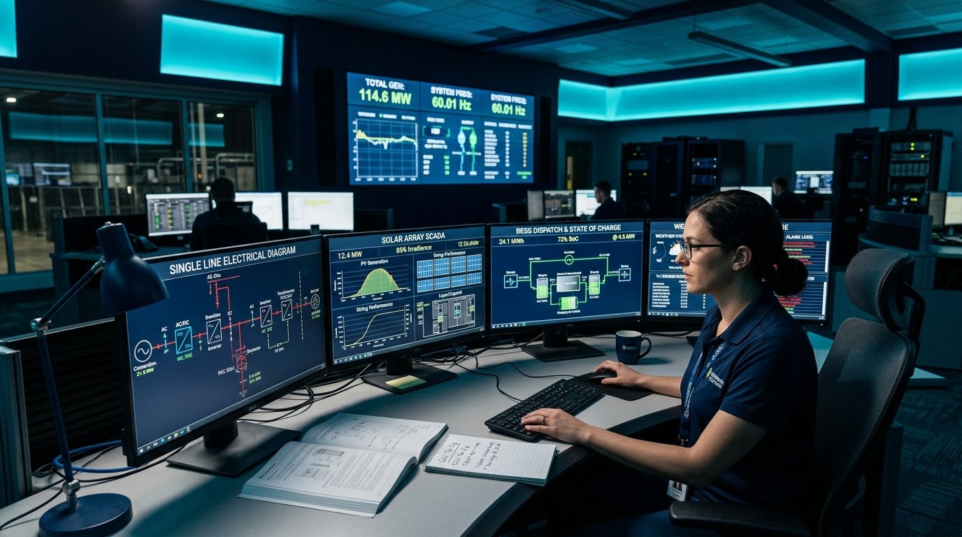 Get in touch with Enercog renewable energy control room and engineering consultation for solar SCADA and BESS EMS